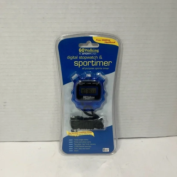 GO Walking Blue Digital Stopwatch & Sport Timer