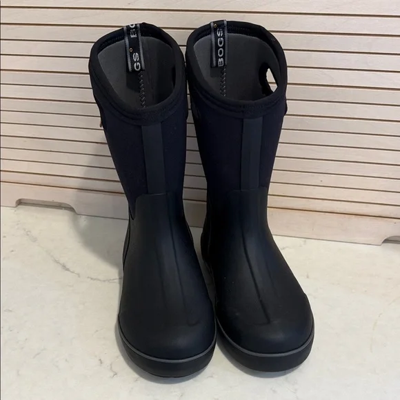 BOGS Kids Black Rain Boots Size‎ 4