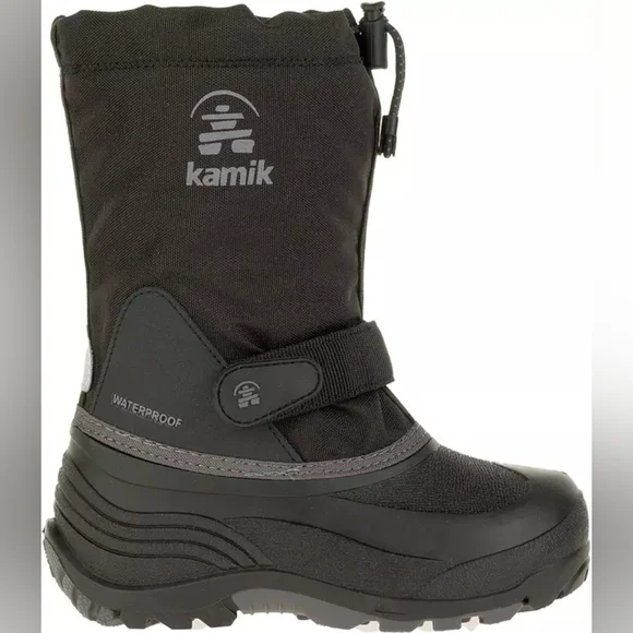 Kamik Black Insulated Snow Boots