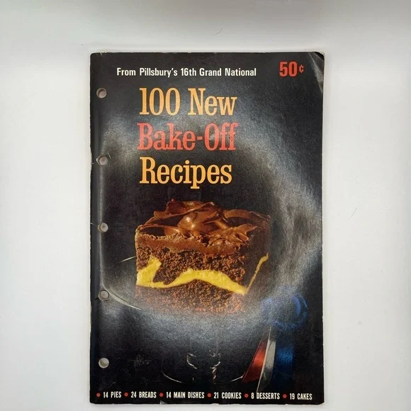 100 New Bake Off Recipes Vintage Grand National Pillsbury 1965 USA Winners