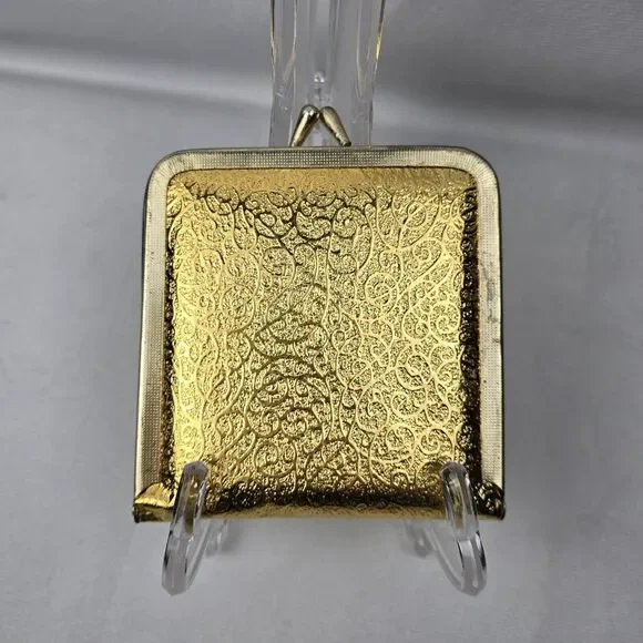 Vintage Gold 4 Piece Manicure Set With Mirror‎