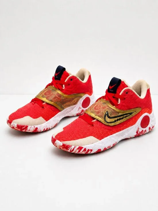 Nike KD 14 Aunt Pearl Pink Gold Basketball Shoes Men’s 9.5 DD9538-600