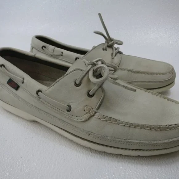 Dockmasters Leather Comfort Casual Boat Shoes Mens Casual Footowear sz 9.5 M