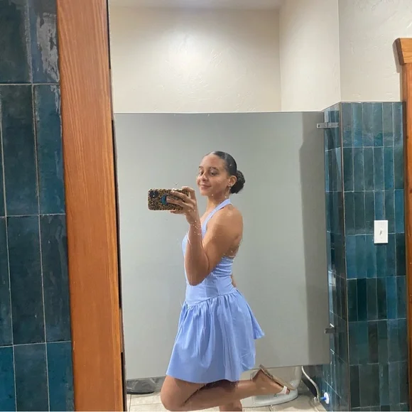 Blue Bath Dress