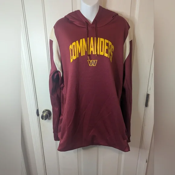 Nike Therma-Fit Washington Commanders Pullover NFL Red/Gold Hoodie, Size XXL