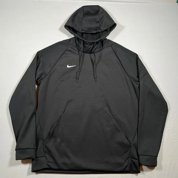 Nike Dri-FIT Mens Training Hoodie Black Pullover Sweatshirt Large CN9473-010