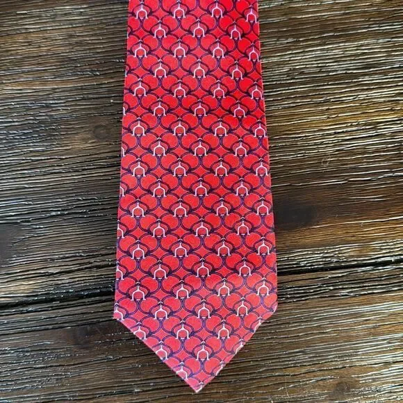 Hawes & Curtis Red Silk Tie