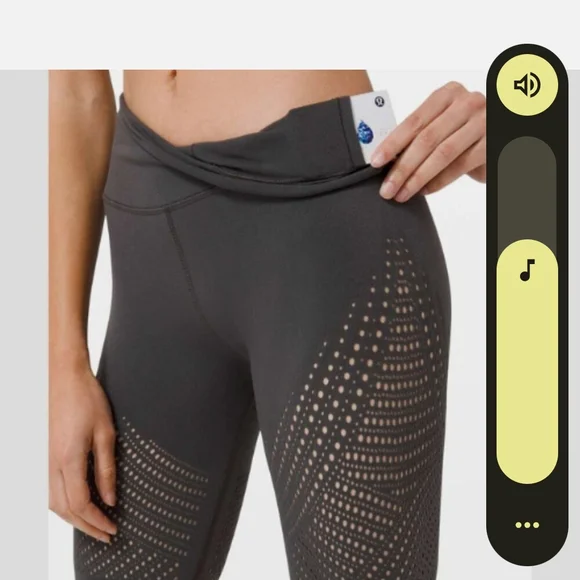 Lululemon Gray Wearable Fitness Tracker Shorts