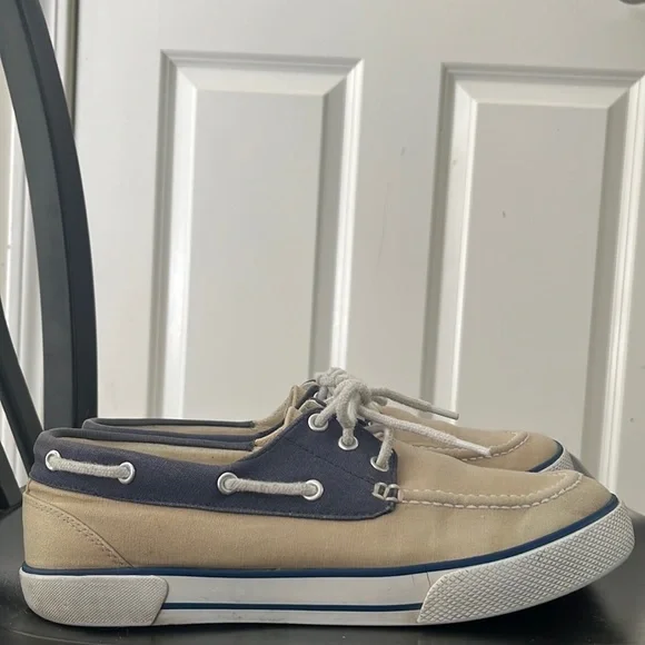 Polo Ralph Lauren Franz mens Boat shoes canvas 8D