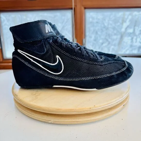Nike Men's Speed Sweep VII‎ Wrestling Shoes 366683-001 Black White Size 7