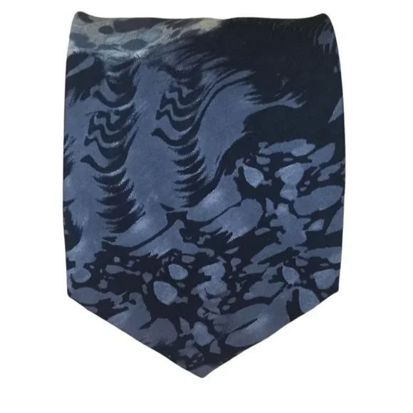 ROBERTO CAVALLI White Art Silk Tie ITALY 58