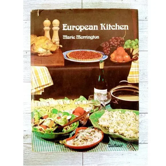 European Kitchen by Marie Merrington Vintage 1974 Hardcover Cookbook 1st Edition