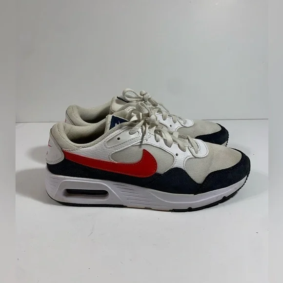 Nike Air‎ Max SC White University Red Mens Sneakers Shoes 8.5