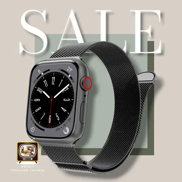 Mesh Loop Magnetic Clasp Replacement for iWatch Bands 41mm/40mm