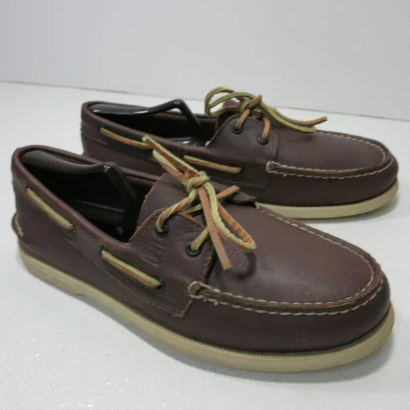 Sperry Top-Sider Nubuck Leather Boat Deck Shoes Men's Footwear Shoe's 9.5 M
