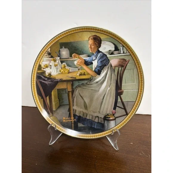Knowles' Norman Rockwell Plate, 