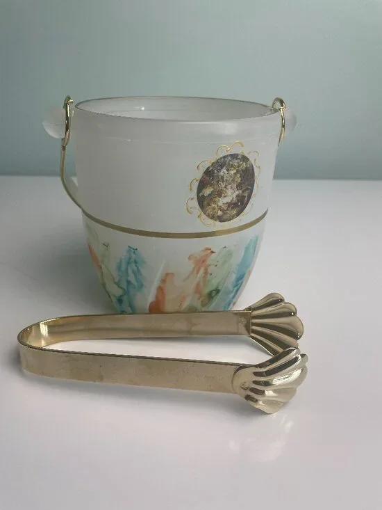 Creazioni SIlvestri Arte Muranao Ice Bucket Vintage