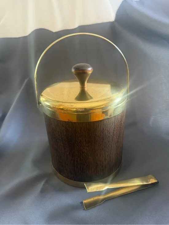 MCM Barware Ice Bucket vintage set