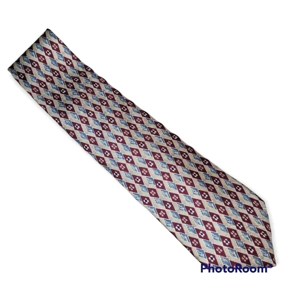 Christian Dior Cravate men's tie diamond pattern