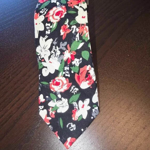 Nordstrom Men's Shop Floral Skinny Tie