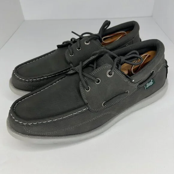 G.H. Bass & Co. Mens 71355310G1 Gray Inshore Synthetic Size 10.5 Boat Shoes