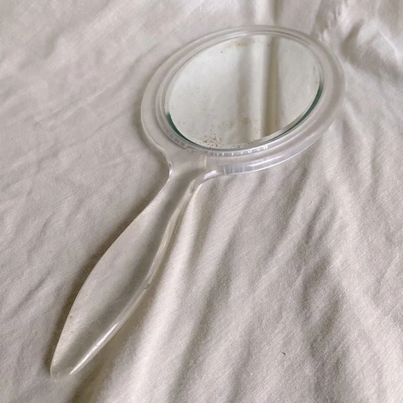 Vintage Lucite Beveled 14