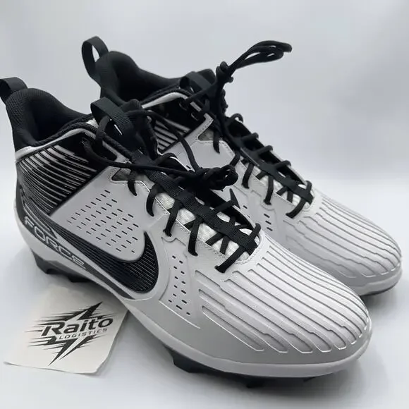 Mens Size 16 Nike Football Cleats Force Savage Pro 3 White Black DA5453-101