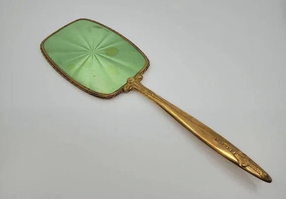 Aft Deco Style Vintage Hand Mirror