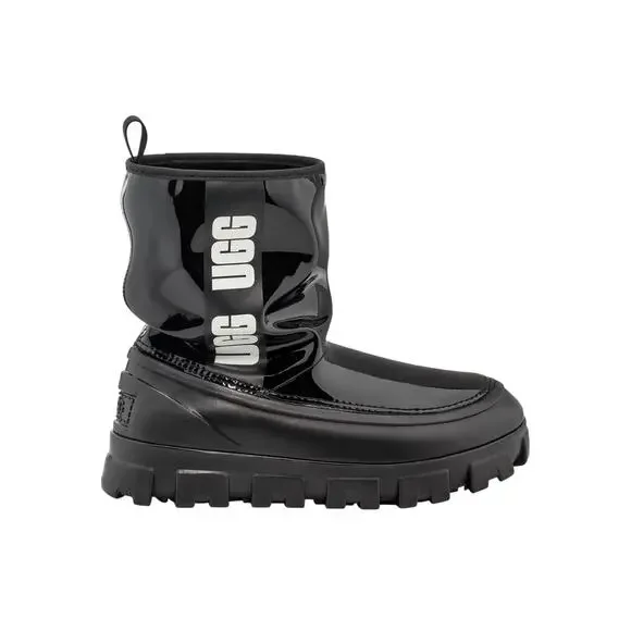 UGG Classic Brellah Mini Black Boot for Girls Size 3/eu 35