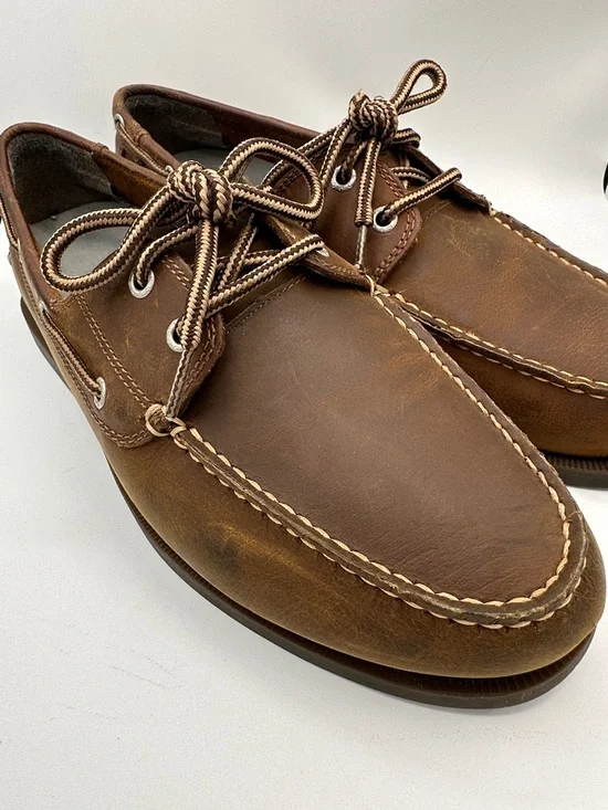 Dockers men's brown Vargas boat shoes, size 11W