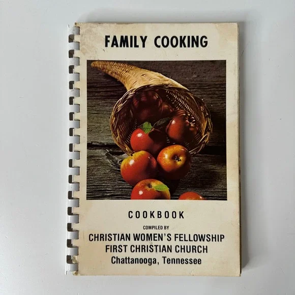 First Christian Church Cookbook Chattanooga Tennessee 1978 Vintage Recipes