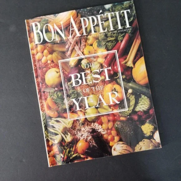 Bon Appetit Magazine January 1995 The Best of the Year Vintage Food Recipes‎ 90s
