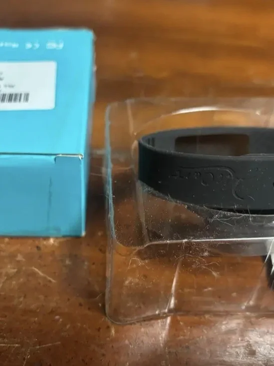 Black Fitness Tracker Wristband