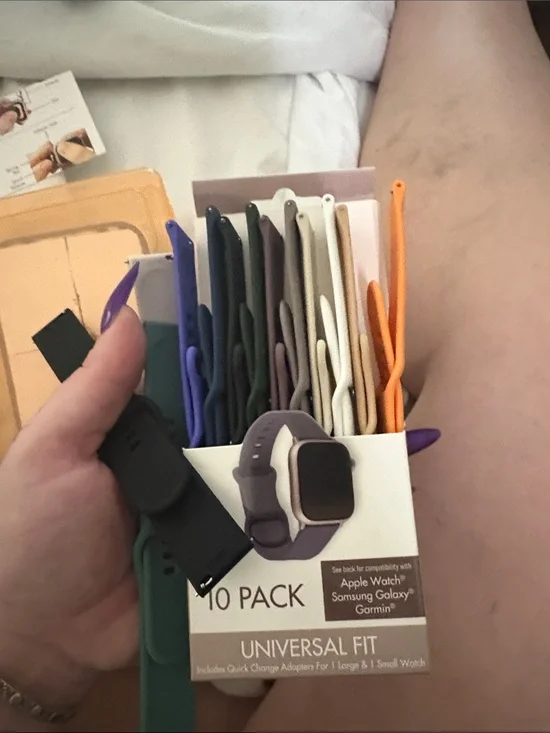 Universal 14 Pack Silicone Watch Bands - Multicolor