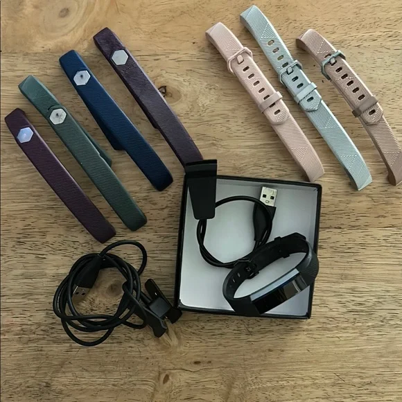 Fitbit Fitness Tracker with Multi-Color Bands