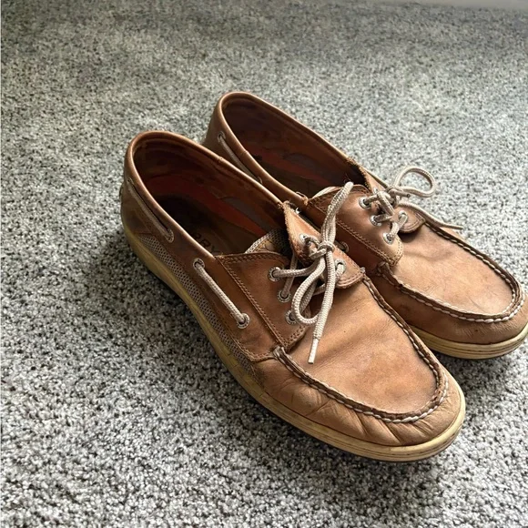 Sperry Classic Brown Leather Boat Shoes