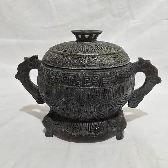 Vtg James Mont Style Ice Bucket Hollywood Regency Style