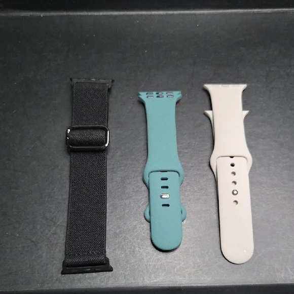 Smartwatch Replacement Bands - Black, Teal, and Cream