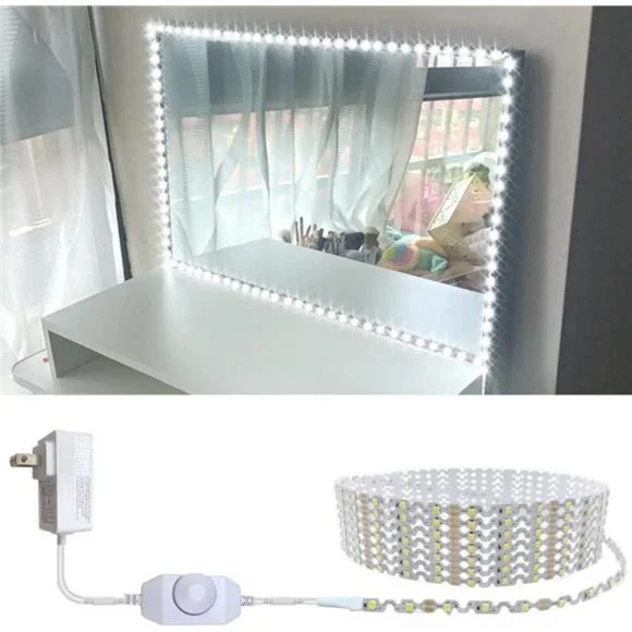 13ft/4M Led Vanity Mirror Light Kit Bendable NO NEED TO CUT Vanity Makeup Mirror
