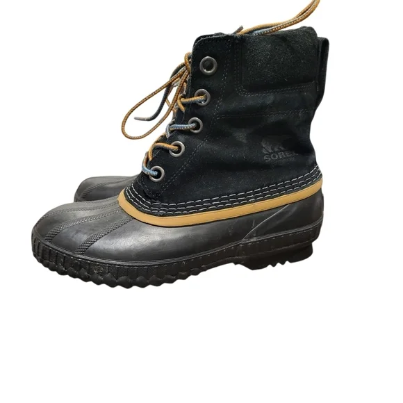 Sorel Boots Youth Cheyanne II Black US Size 4Y Wns 5.5-6