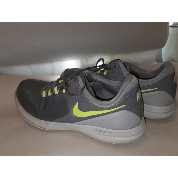 Men's Nike Air Zoom Accurate Golf Shoes style 909723-001 Dark Grey Volt size 11