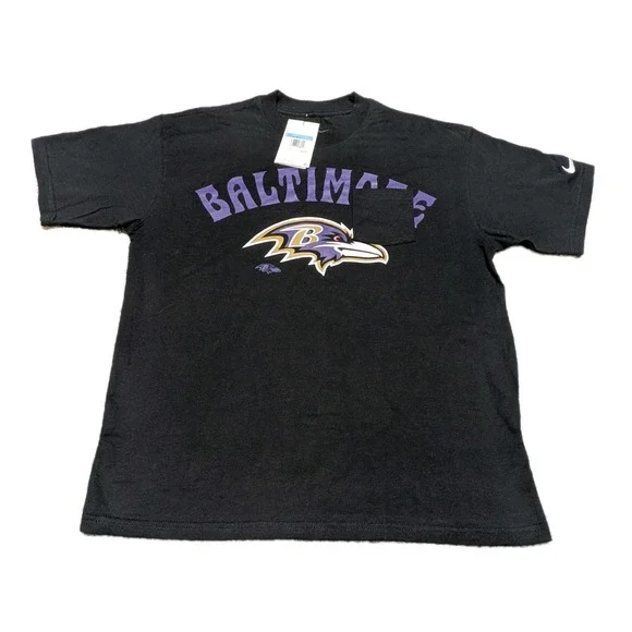 Baltimore Ravens‎ NFL Men's Nike Black Short Sleeve Tee Shirt / NWT Size M