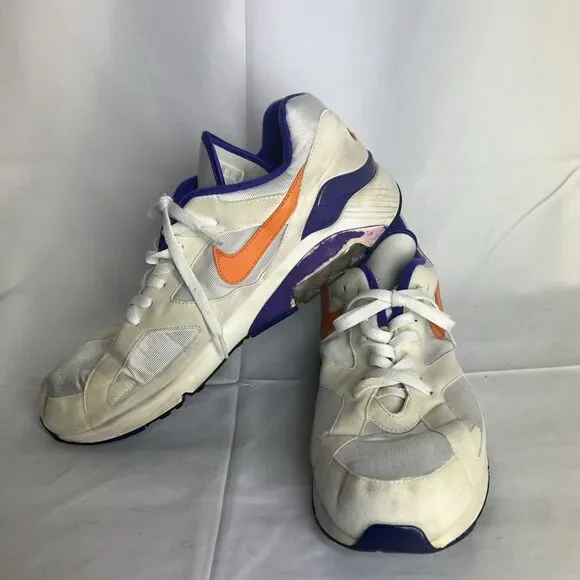 RARE Nike Air Max 180 White Bright Ceramic Sz 15 615287-101 Men's Shoes