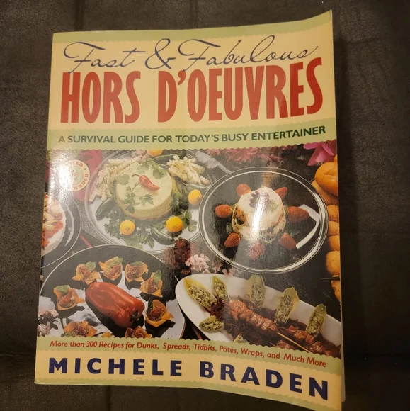 Fat & Fabulous Hors D'Oeuvres by Michele Braden ‎ Paperbook