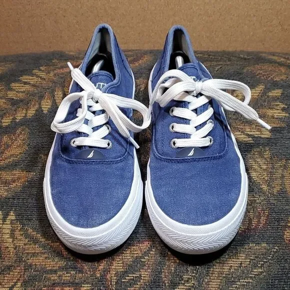 Men’s Nautica Deckloom Navy Canvas Sneakers