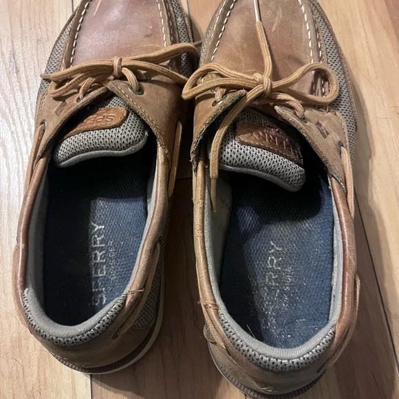 Sperry Tan/Brown Leather Men's Boat Shoes