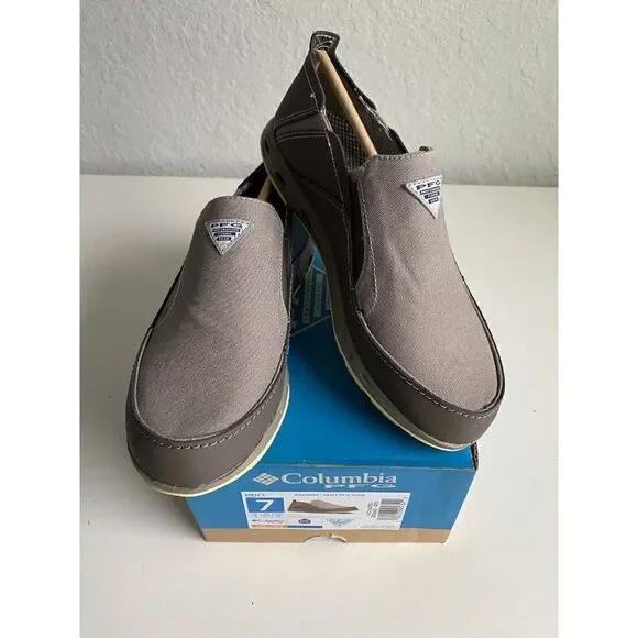 Columbia‎ Men's Sz 7 Bahama PFG Series Water Boat Shoes WIDE Width Slip On Shoes