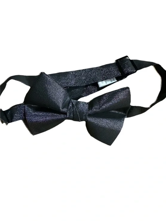 Men's Silver Color Adjustable Pre-Tied Bow Tie‎