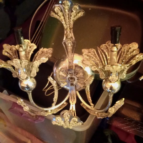 Bling bling vanity light fixture