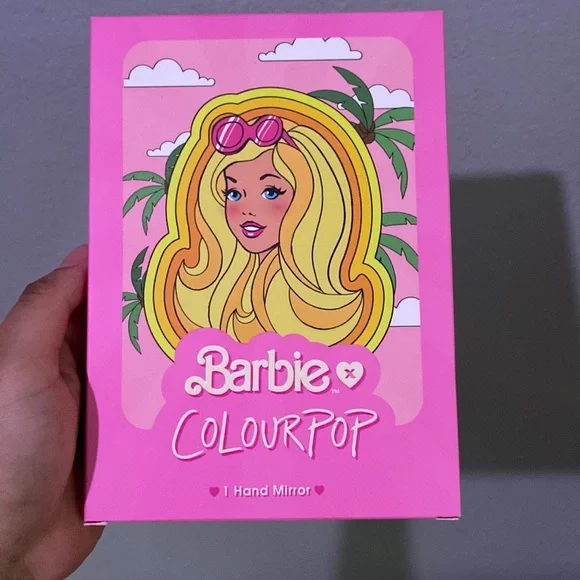 BarbiexColourpop handheld mirror